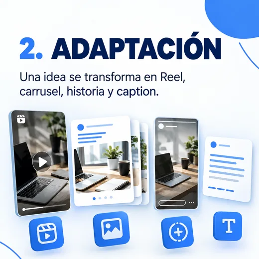 Publicación: adaptación de una idea a Reel, carrusel e historia